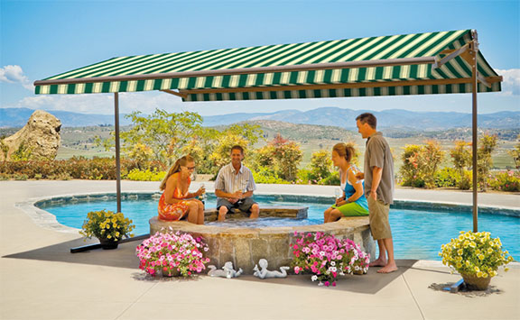 SunSetter Oasis freestanding awning