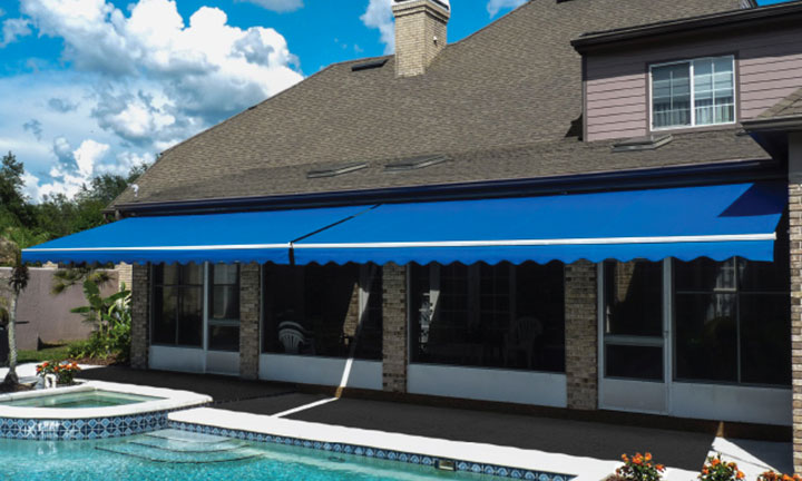 The Sunlight retractable awning by Sunesta