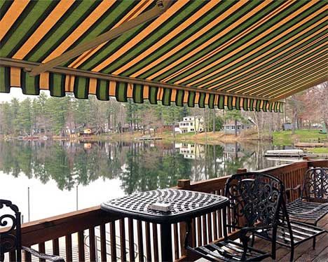 Mr Awnings can recommend a manual or motorized awning to help you solve your sun or weather problem
