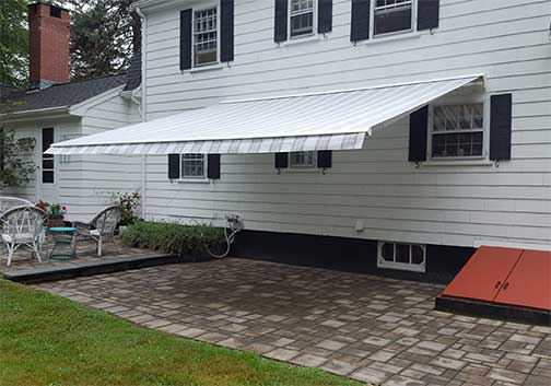 Sunspaces awning installation process