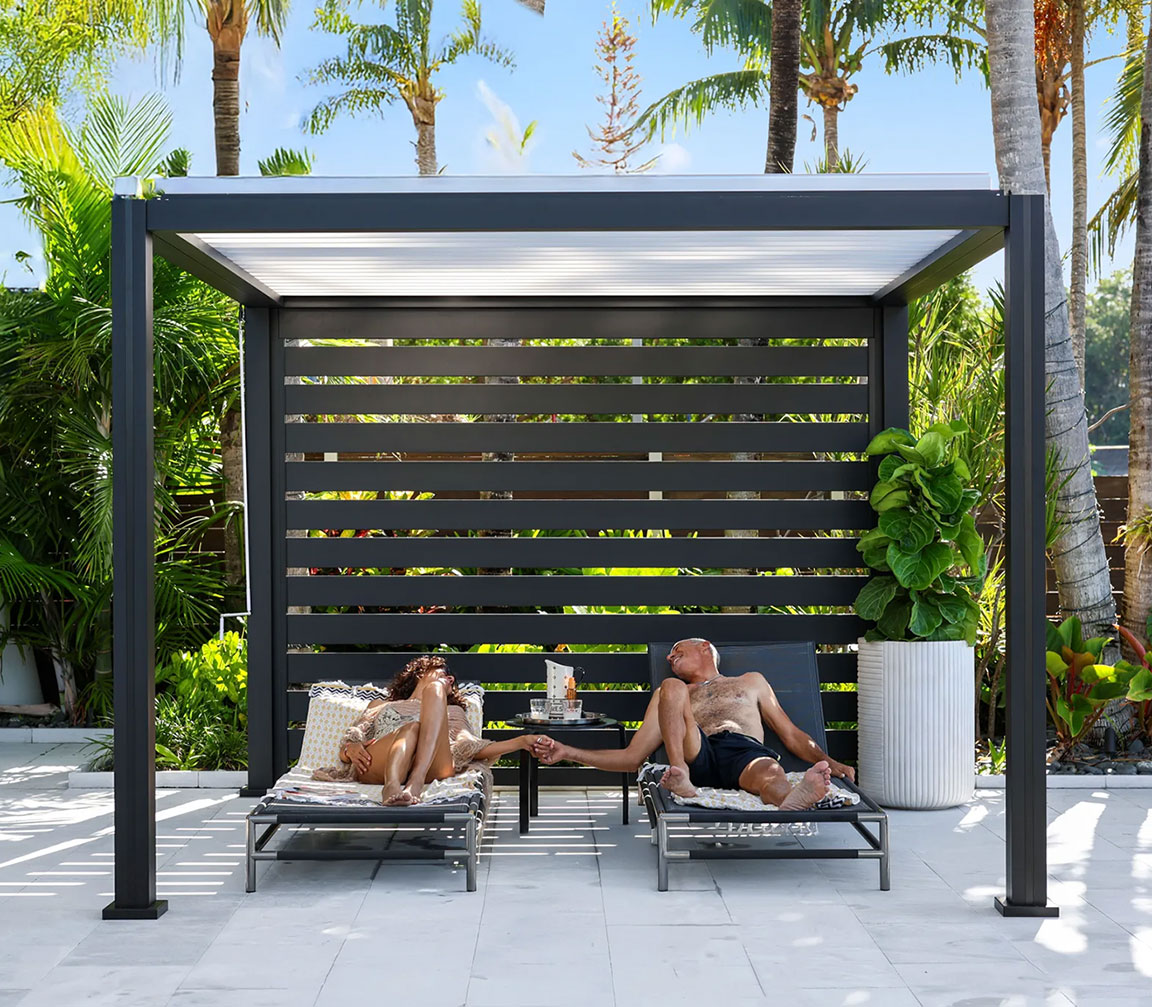 Azenco K-Bana Manual Louvered Pergola